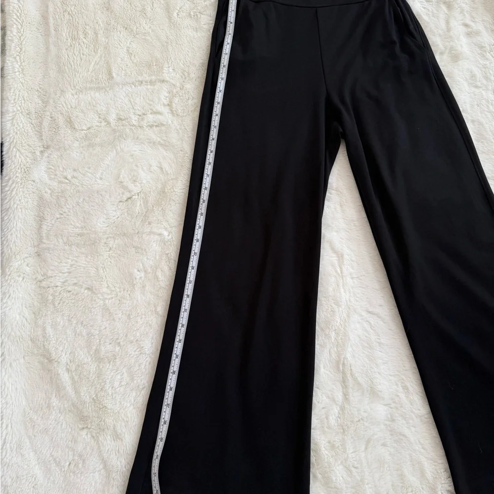 Cabi Chance Wide Leg Pant Black High Rise Trousers Work Career Size Medium - Picture 10 of 11